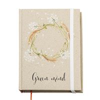 Notebook con carta in fibra d'erba